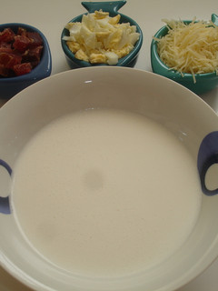 Una foto de Gazpacho blanco verano