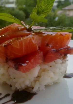 Una foto de Sushi a la italiana