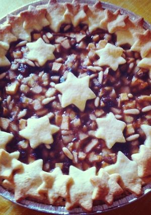 Foto principal de Crostata de fruta, pasas y piñones