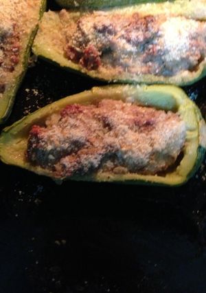 Una foto de Zapallos italianos rellenos