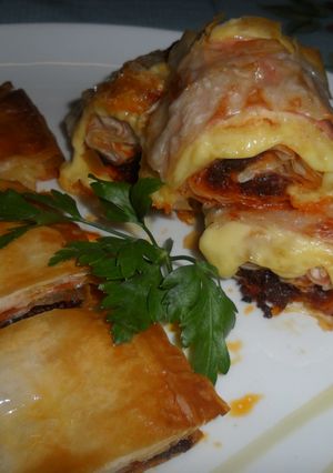 Una foto de Pastelitos cruijientes de masa filo
