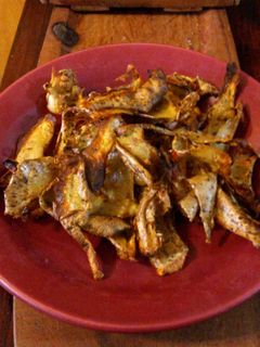 Una foto de Cáscaras de papas crocantes