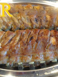 Una foto de Costilla de cerdo con mostaza y miel