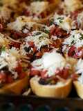 Tomato and Mozzarella Toasts