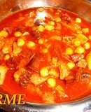 Cazuela de callos con garbanzos