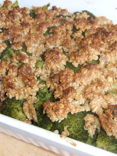 Una foto de Crumble vegetariano
