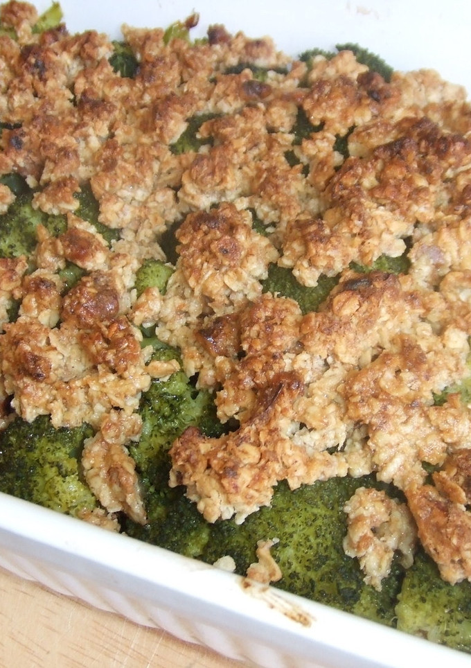 Una foto de Crumble vegetariano