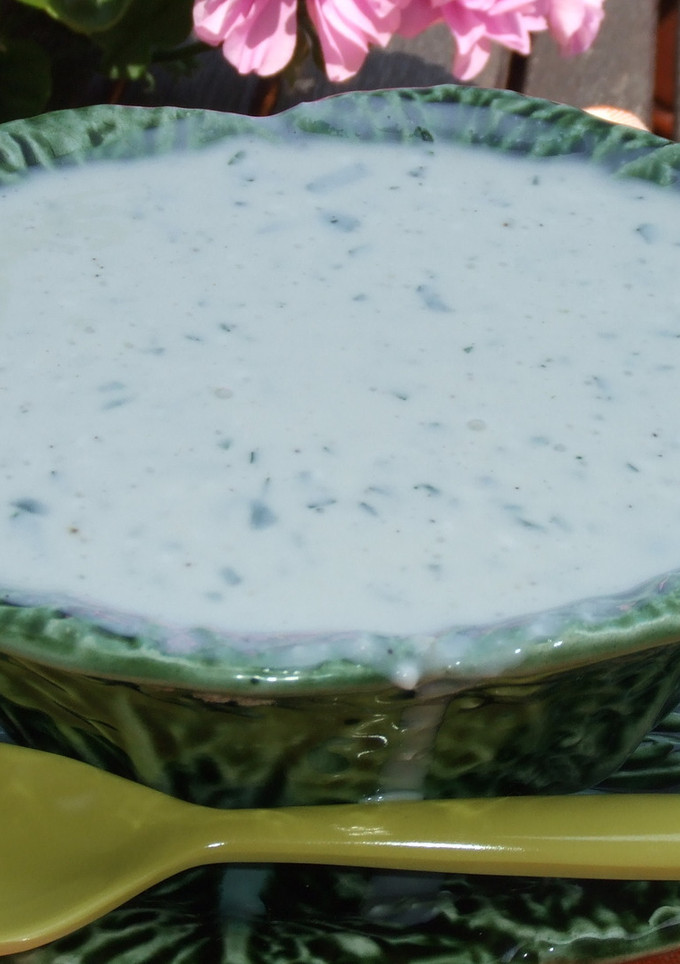 Una foto de Salsa de queso roquefort para ensaladas y pastas
