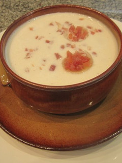 Una foto de Crema de melón al Oporto