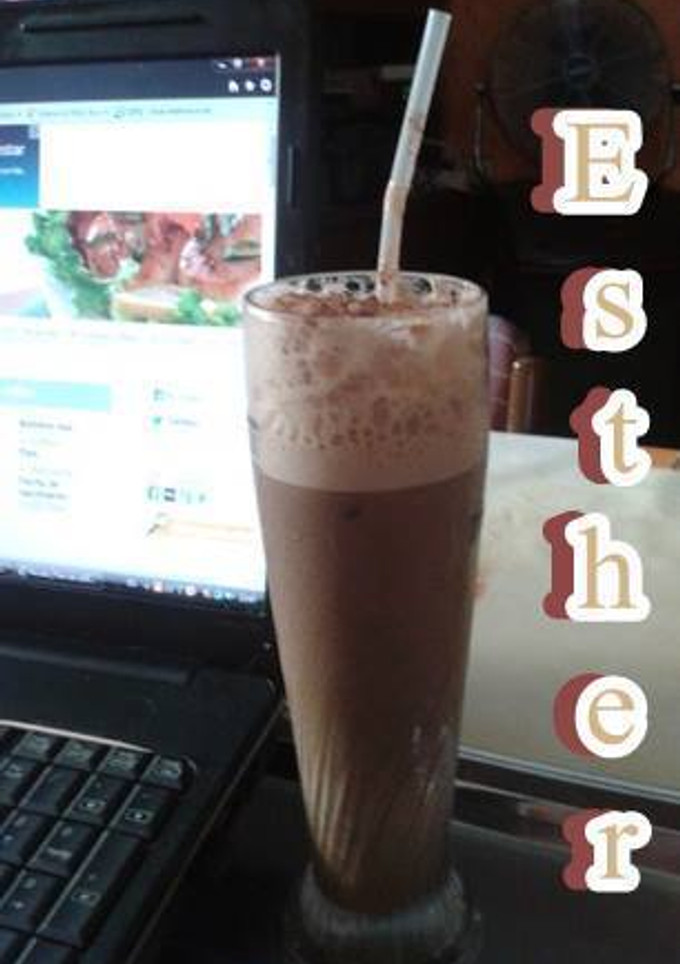 Una foto de Café Capuchino frío