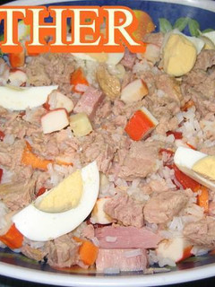 Una foto de Ensalada de arroz completa