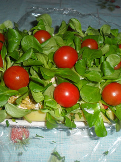 Una foto de Ensalada en capas