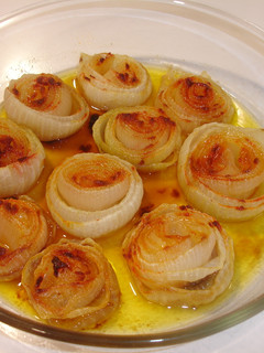 Una foto de Cebollas al horno