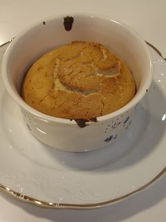 Una foto de Soufflé de almendras