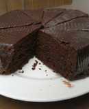 Cake de chocolate con frutos del bosque