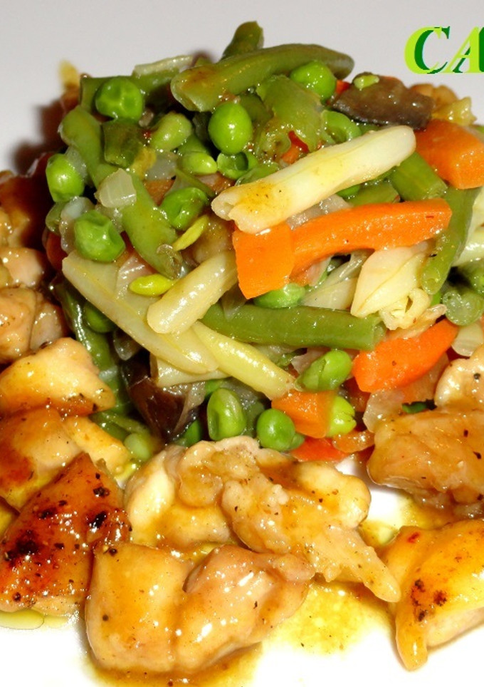 Una foto de Tacos de pollo con mostaza y miel