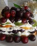 Lasaña fría de frutas frescas