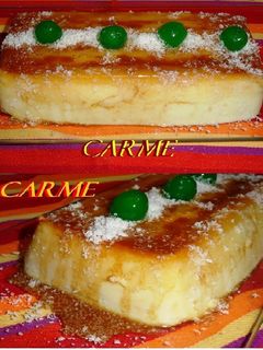 Una foto de Pastel dulce de calabacín queso y coco