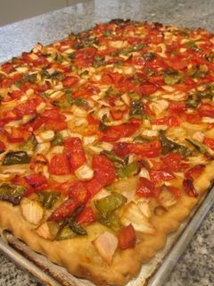 Una foto de Coca de verduras