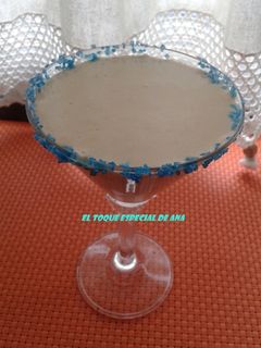 Una foto de Batido de turrón sin azúcar