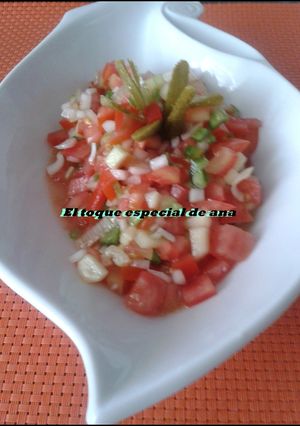 Una foto de Pipirrana andaluza