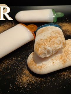 Una foto de Polos de leche merengada