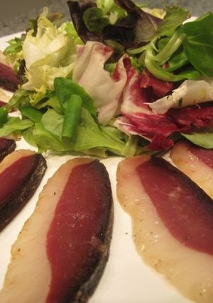 Una foto de Jamón de pato