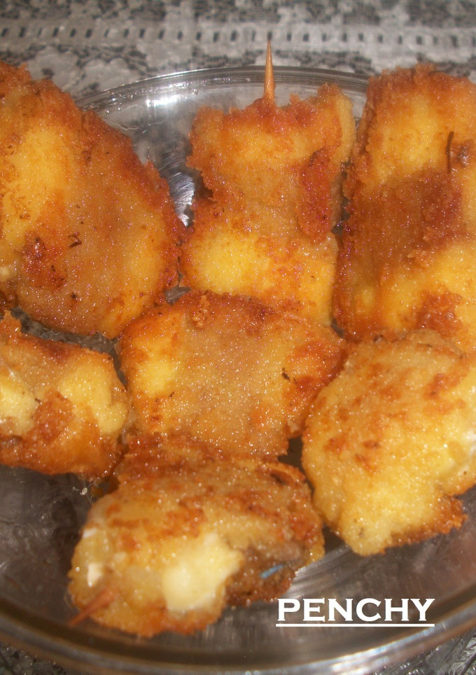 Una foto de Pinchos de queso de cabra con foie