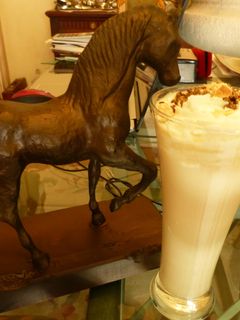 Una foto de Batido de galleta maria y vainilla