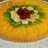 Tarta de frutas con crema chantilly