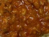 Salsa de pollo y tomate al microondas