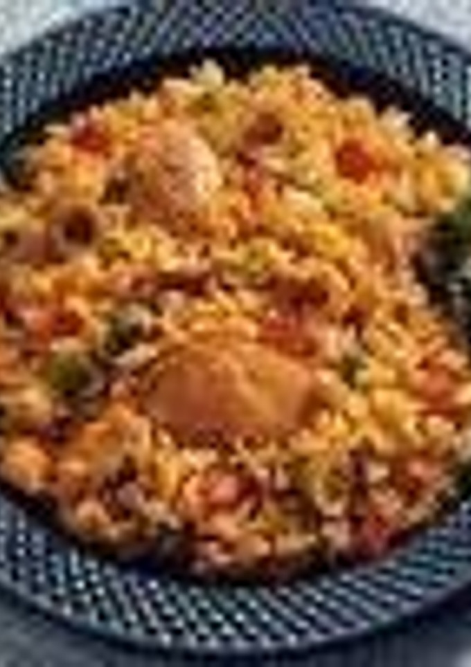 Una foto de Arroz a la valenciana al estilo nicaraguense