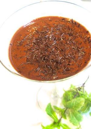 Una foto de Mousse de chocolate hecho en casa