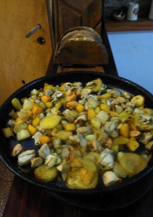 Una foto de Mejillones horneados