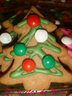 Una foto de Galletas pinitos navideños