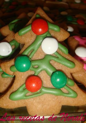 Una foto de Galletas pinitos navideños