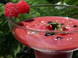 Gazpacho de frambuesa y Tomate