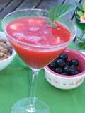 Cóctel de fresas con ginebra
