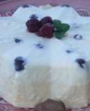 Parfait helado de cerezas