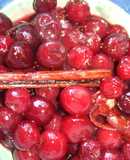 Cerezas en almíbar de Oporto a la canela