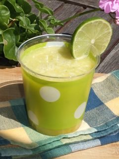Una foto de Batido de sandía amarilla
