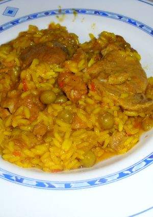 Una foto de Arroz con pollo de verano
