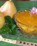 Mermelada de pera, mandarina y naranja