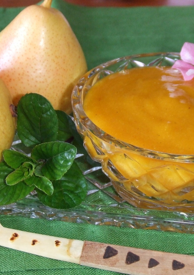 Una foto de Mermelada de pera, mandarina y naranja