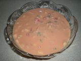 Sopa fría de tomate y atún