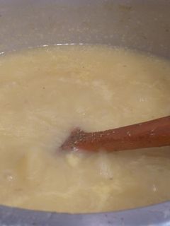 Una foto de Crema de calabacín con yogur