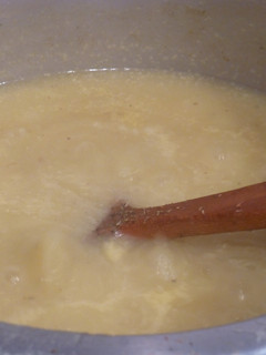 Una foto de Crema de calabacín con yogur