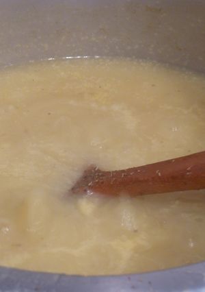 Una foto de Crema de calabacín con yogur