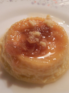 Una foto de Flan de queso con licor café