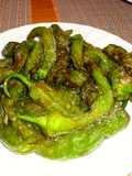 Pimientos fritos o pajaritos de huerta